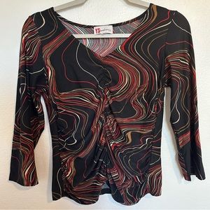 YS Fashion USA - Vintage 3/4 Sleeve Top